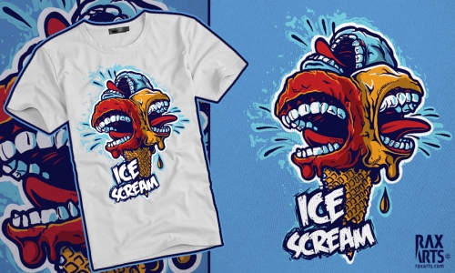 Detail návrhu Ice Scream