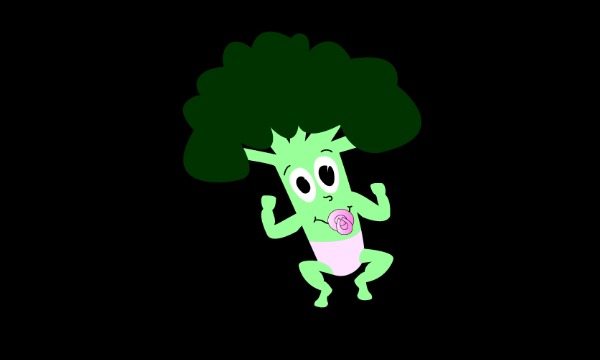 Detail návrhu Broccoli baby