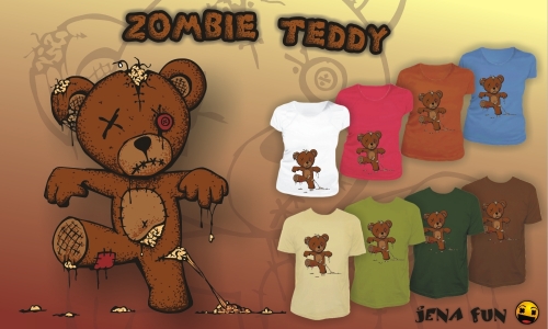Detail návrhu Zombie teddy - FUN