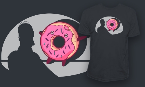 Detail návrhu homer a donut 