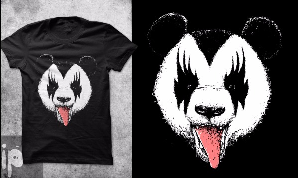 Detail návrhu Kiss panda