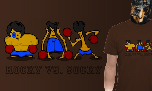 Detail návrhu Socky vs. Rocky