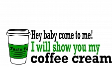 Coffee cup Cream