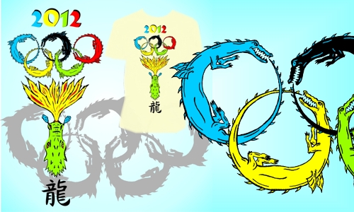 Detail návrhu Olympijský rok - rok Draka