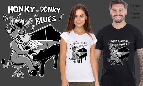 Detail návrhu Honky donkey blues