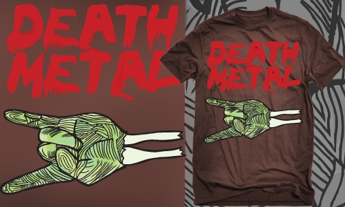 Detail návrhu Death Metal \m/