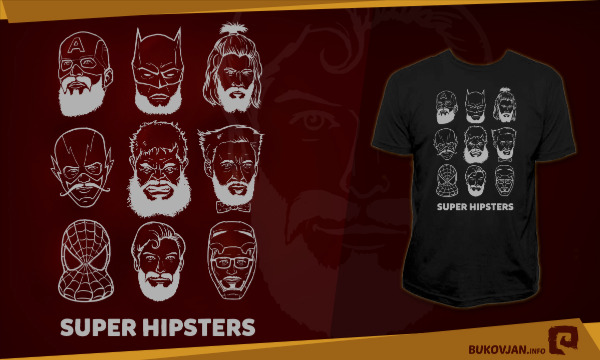 Detail návrhu Super Hipsters