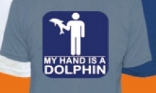 My hand is a dolphin