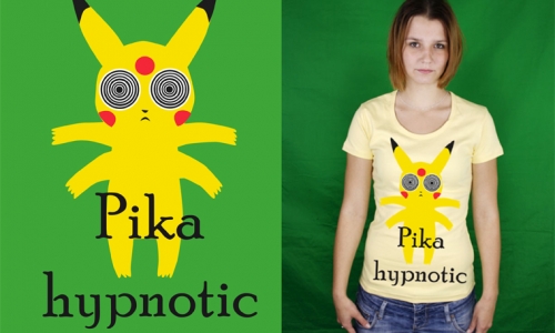 Detail návrhu Pika-hypnotic
