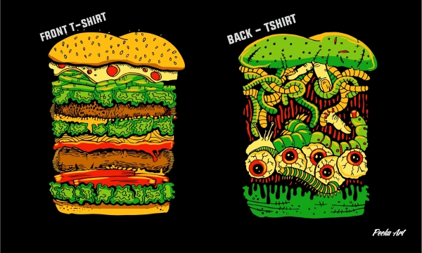 Detail návrhu Zombie Burger