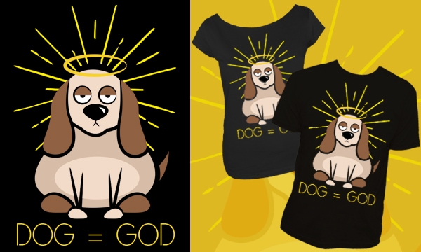 Detail návrhu Dog = God