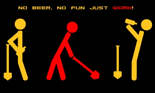Detail návrhu No beer No fun