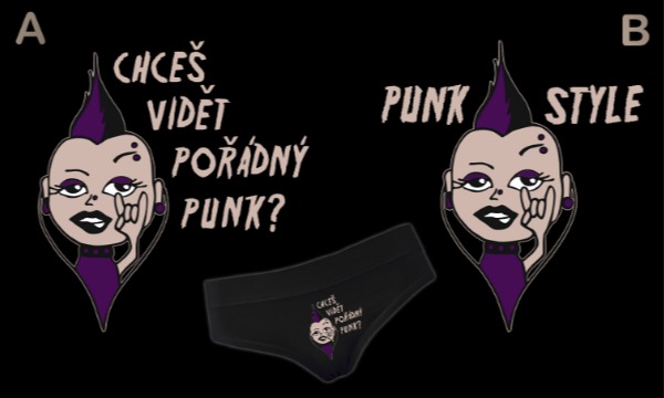 Detail návrhu Chceš vidět punk?